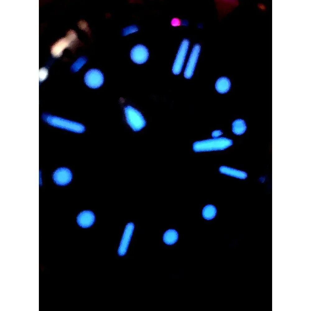 Invicta Mens Watch 35658 Pro Diver Quartz Blue Dial Pepsi Bezel Rubber Band 50mm